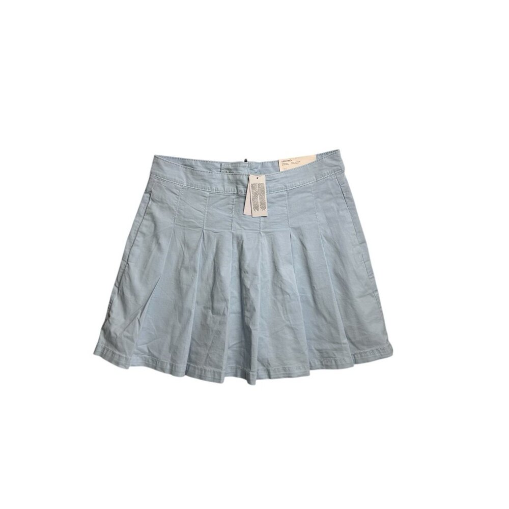 American Eagle Light Blue Super Hi-Rise Pleated Tennis Skirt Women’s Size 8 NWT
